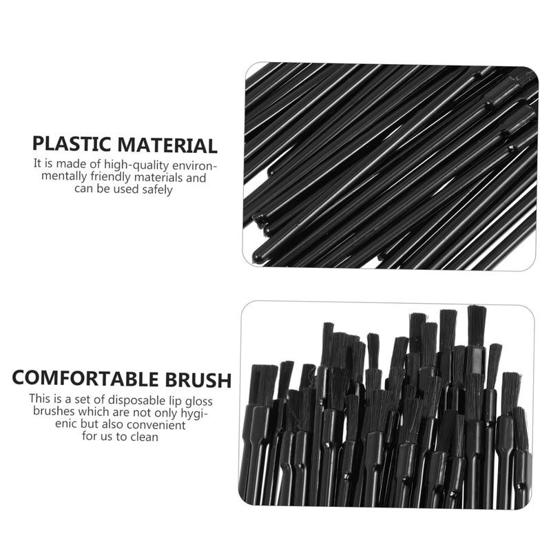 100Pcs Disposable Lipstick Brushes Mini Portable Hollow Design For Travel Professional Makeup - Image 5